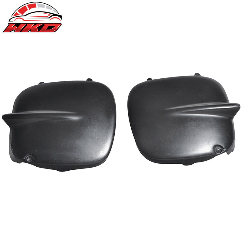 Fits 97-01 Subaru Impreza GC8 JDM STI Style Fog Lights Cover Unpainted Black ABS