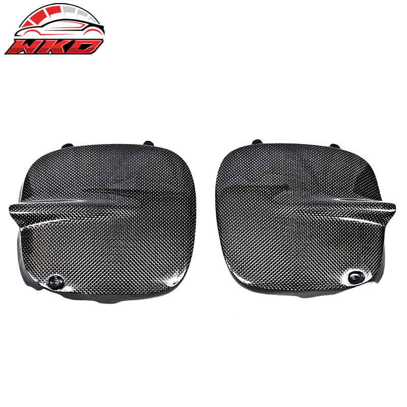 Fits 93-01 Subaru Impreza WRX STi Front Foglights Cover Kits Carbon Fiber