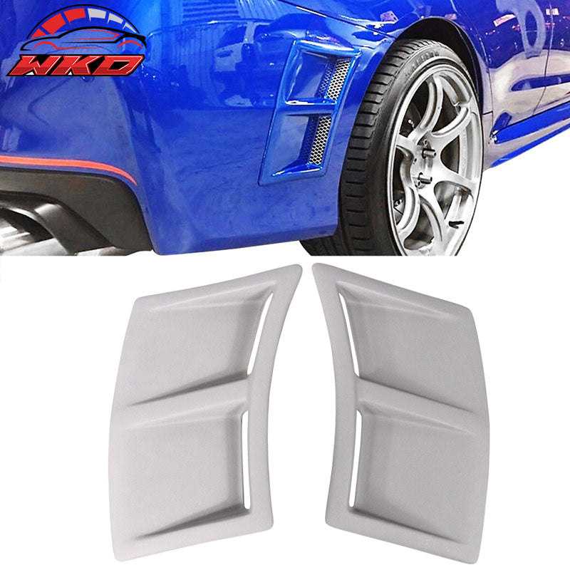 Fits 15-21 Subaru WRX STi S207 Style Rear Bumper Side Vent FRP