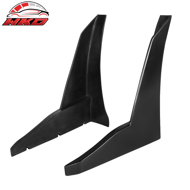 Fits 15-21 Subaru WRX STI CS Front Bumper Lip Spoiler Splitter & Winglet