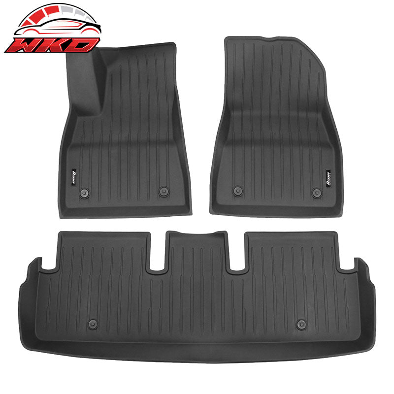 Wholesale 24-26 Tesla Model 3 Highland TPE 3D Car Heavy Duty Floor Mats Liners Carpet