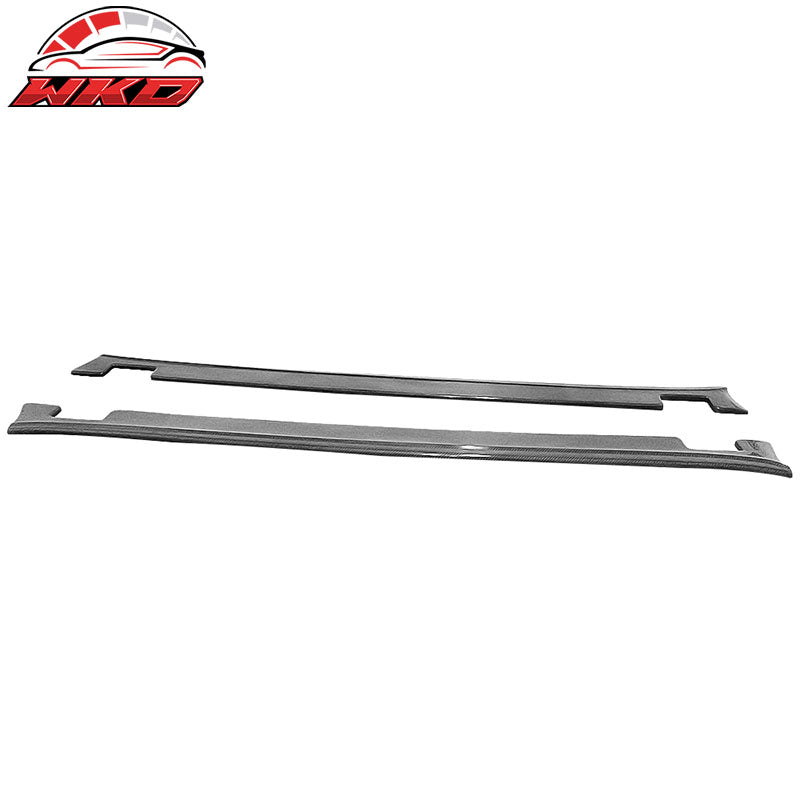 Wholesale 16-20 Tesla Model X MX Style Side Skirts Extensions - Carbon Fiber CF