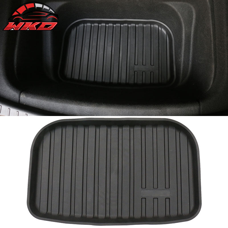 Fits 20-25 Tesla Model Y Trunk Mats Cargo Liner + Rear Seat Covers Injection TPE
