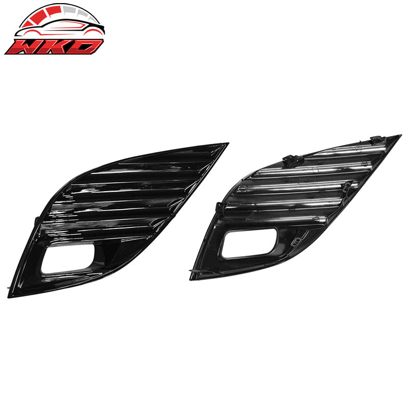 Fits 18-20 Toyota Camry SE XSE 2PCS Front Bumper Fog Lights Foglight Lamp Cover