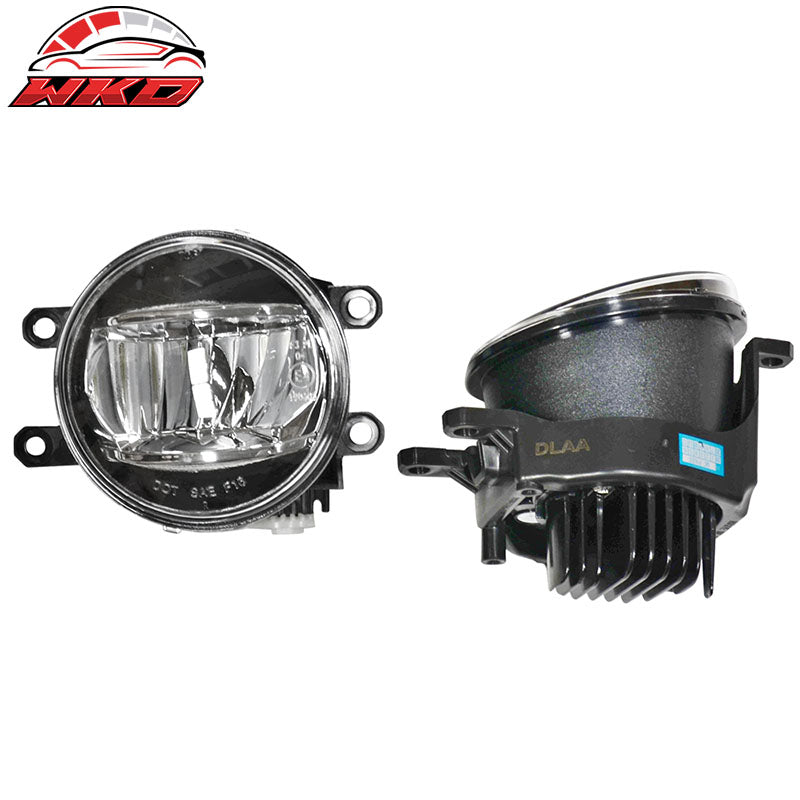 Fits 18-20 Toyota Camry SE XSE 2PCS Front Bumper Fog Lights Foglight Lamp Cover