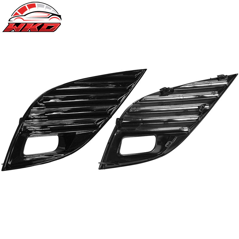 Fits 18-20 Toyota Camry SE XSE Black OE Style Front Lower Foglights Pair