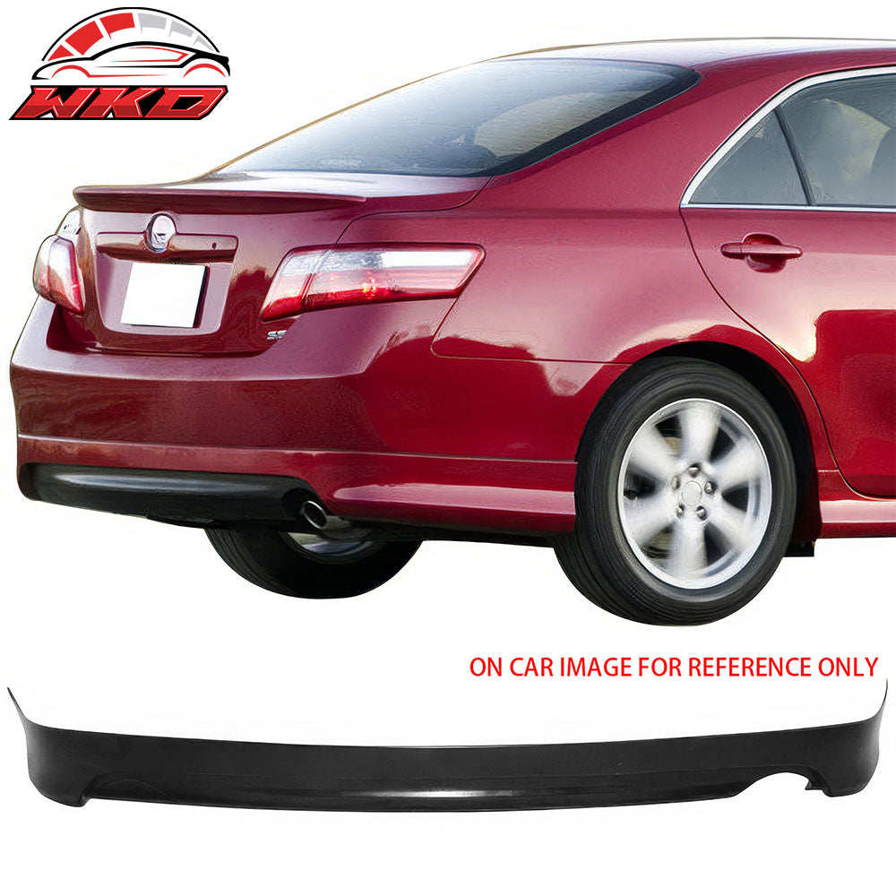 For 07-11 Toyota Camry SE Style Rear Bumper Lip Lower Spoiler Guard Unpainted PU