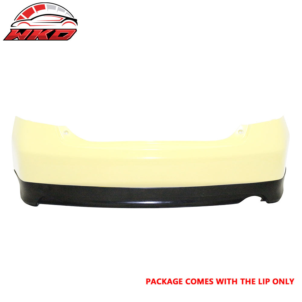 For 07-11 Toyota Camry SE Style Rear Bumper Lip Lower Spoiler Guard Unpainted PU