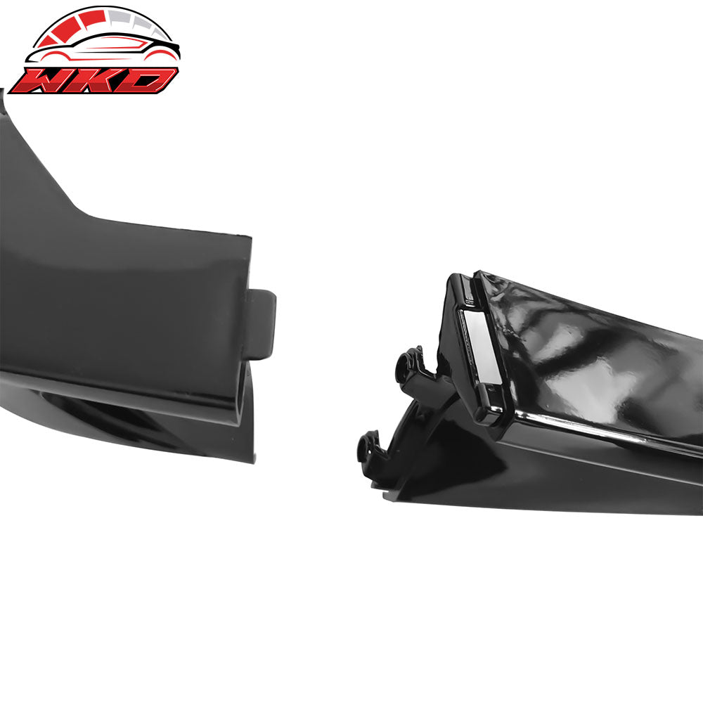 Fits 18-24 Toyota Camry LE XLE Rear Diffuser Lip W/LED Light Lamp - Gloss Black