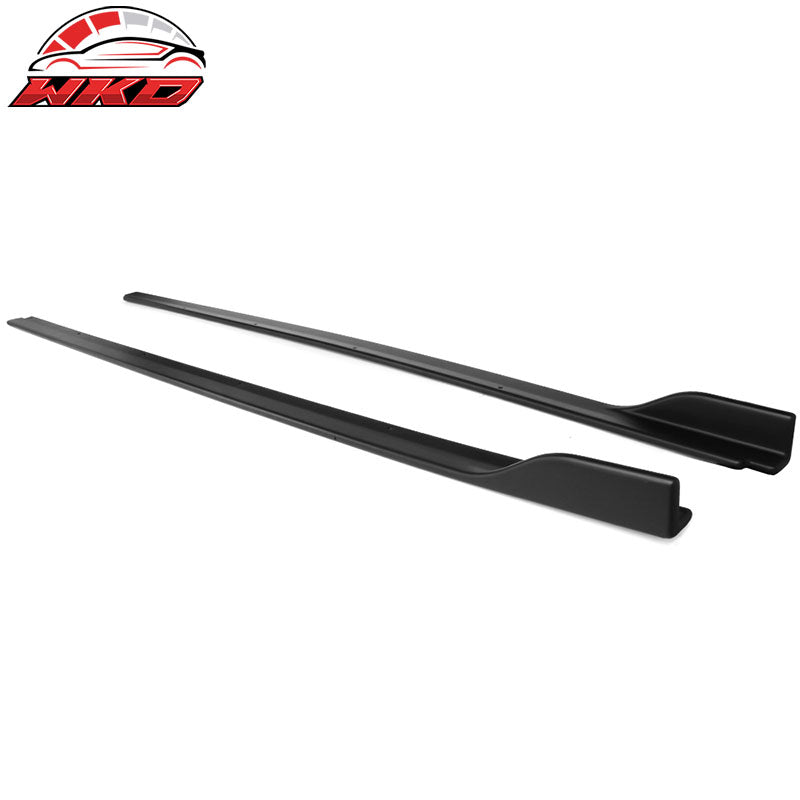 Fits 18-24 Toyota Camry IKON Style Matte Black Side Skirts & Rocker Panel - PP