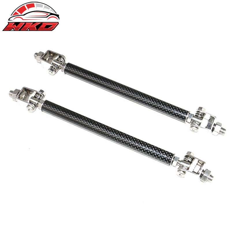 Fits 18-19 Toyota C-HR Front Bumper Lip Adjustable Rods PP Splitter
