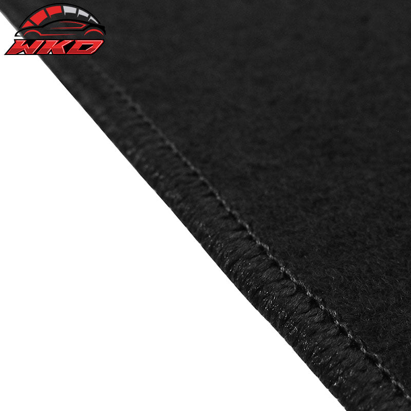 Fits 14-19 Toyota Corolla Sedan 4PCS Front Rear Floor Mats Carpets Nylon Black