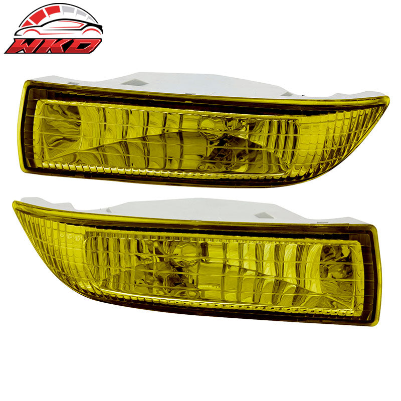 Wholesale 03-04 Toyota Corolla Crystal Front Bumper Replacement FogLight Lamps Yellow