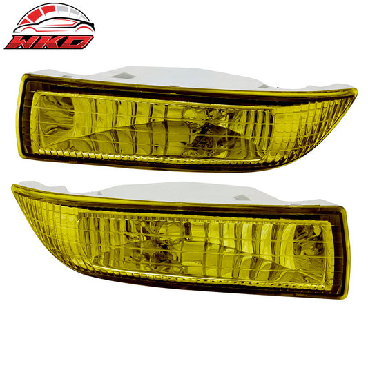 Wholesale 03-04 Toyota Corolla Crystal Front Bumper Replacement FogLight Lamps Yellow