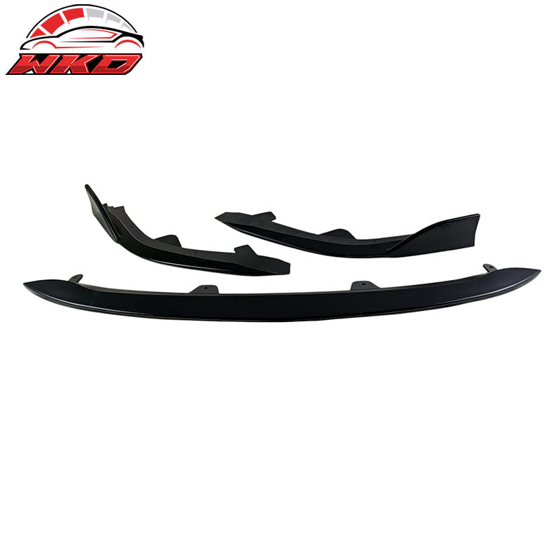 Fits 19-22 Toyota Corolla E210 Hatchback 5Dr 3PCS Front Bumper Lip Matte Black
