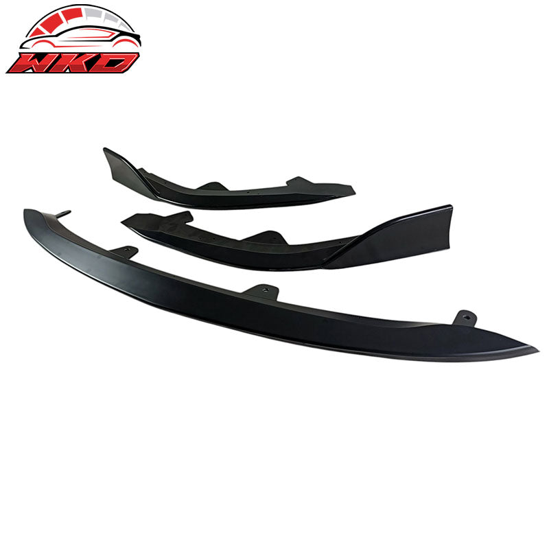 Fits 19-22 Toyota Corolla E210 Hatchback 5Dr 3PCS Front Bumper Lip Matte Black