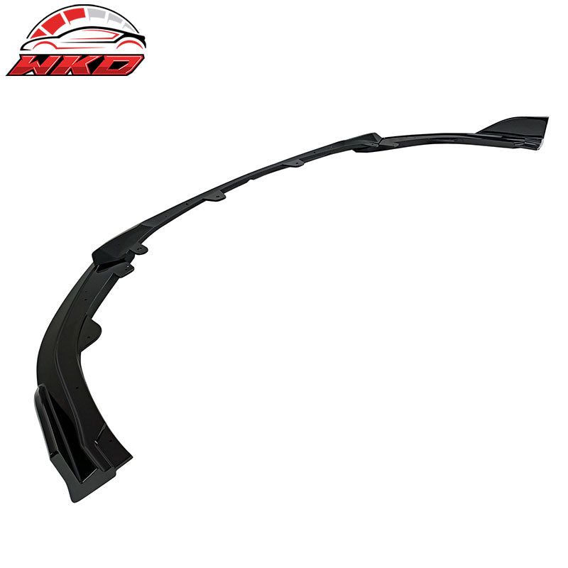 Fits 23-26 Toyota Corolla Hatchback 3PCS Front Bumper Lip Spoiler Gloss Black