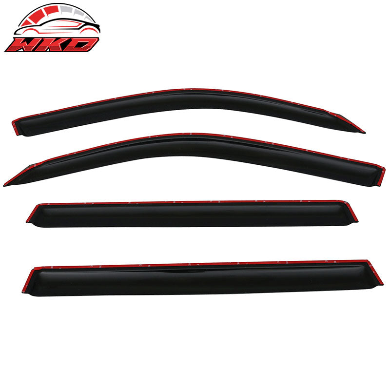 Fits 08-19 Toyota Land Cruiser J200 Acrylic Window Visors 4Pc Set