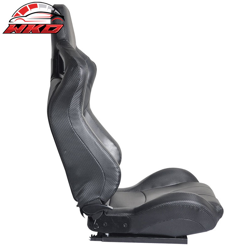 Fits 90-99 Toyota MR2 W20 SW20 Chassis Racing Seats + Bracket Pair