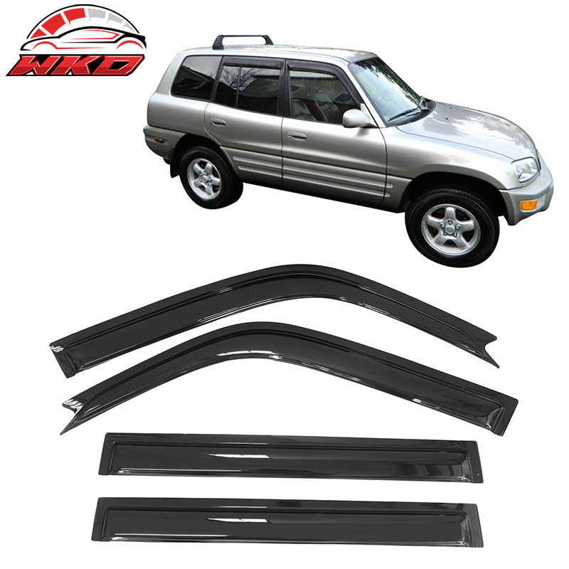 Wholesale 96-00 Toyota RAV4 Window Visors Acrylic Sun Guard Rain Deflector 4Pc Set
