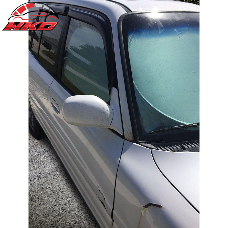 Fits 96-00 Toyota RAV4 Window Visors Acrylic Sun Guard Rain Deflector 4Pc Set