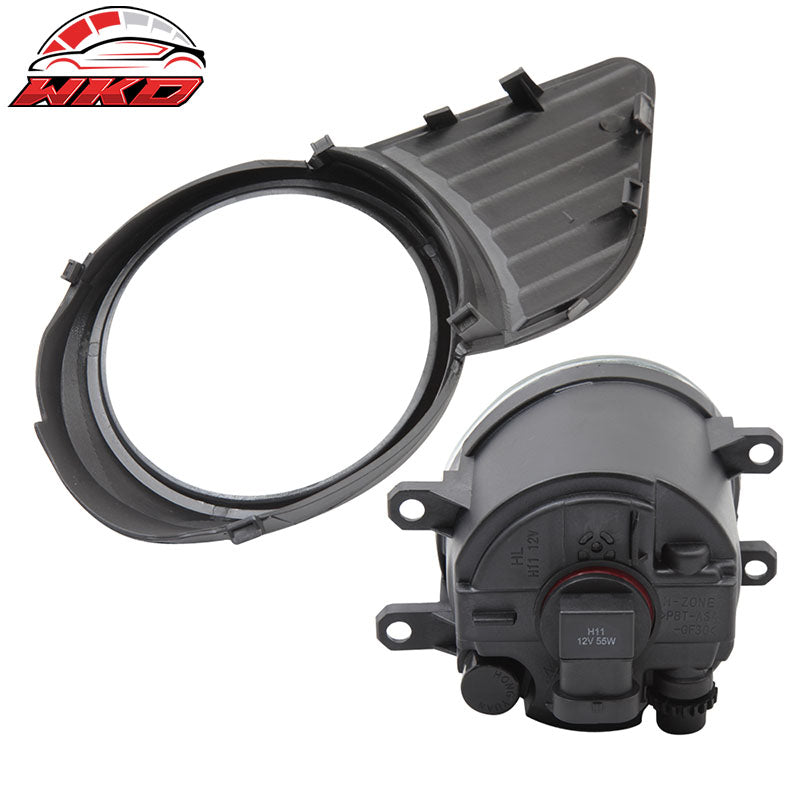 Fits 11-17 Toyota Sienna XL30 2PCS Front Bumper Fog Lights Driving Lamp + Covers