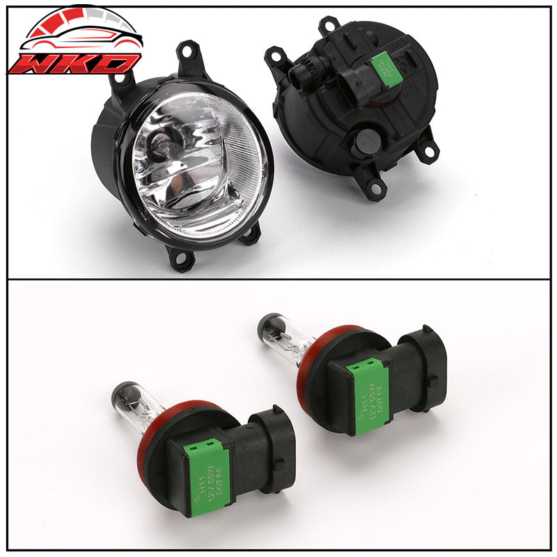Fits 17-18 Toyota Sienna SE OE Style 2PCS Fog Lights W/Light Bulbs Wiring Switch