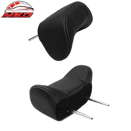 Wholesale 2011-2017 Sienna Black Faux Leather Front Headrests + Middle Headrests
