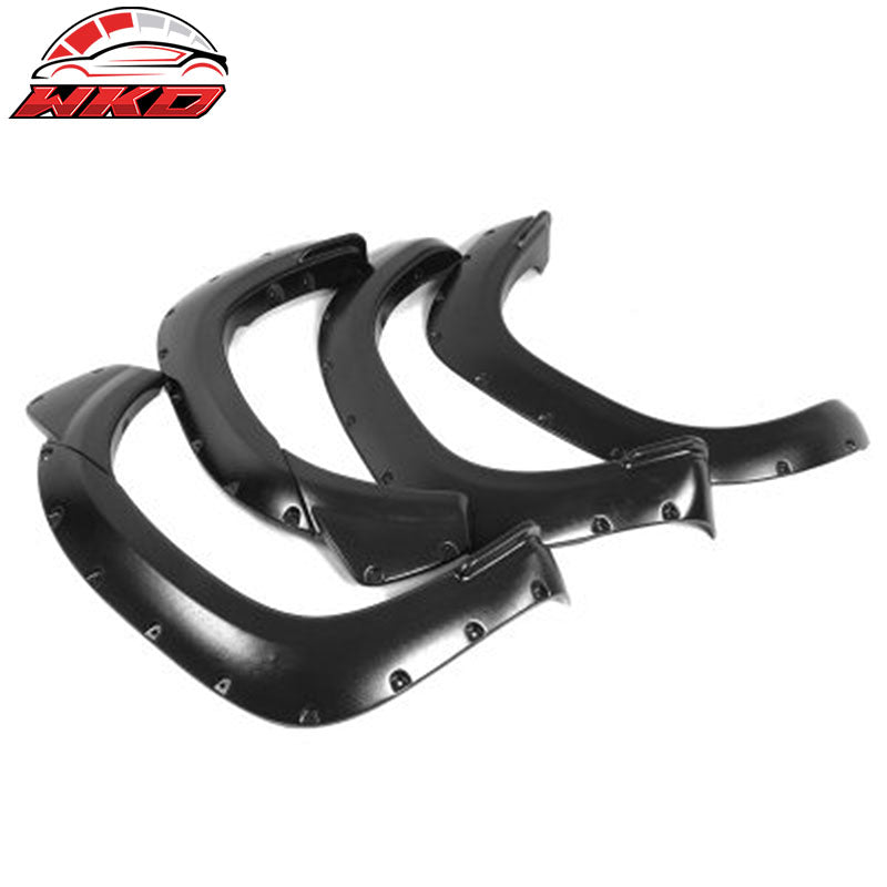 Fits 12-15 Toyota Tacoma Base& Pre Runner Pocket Rivet Fender Flares Textured
