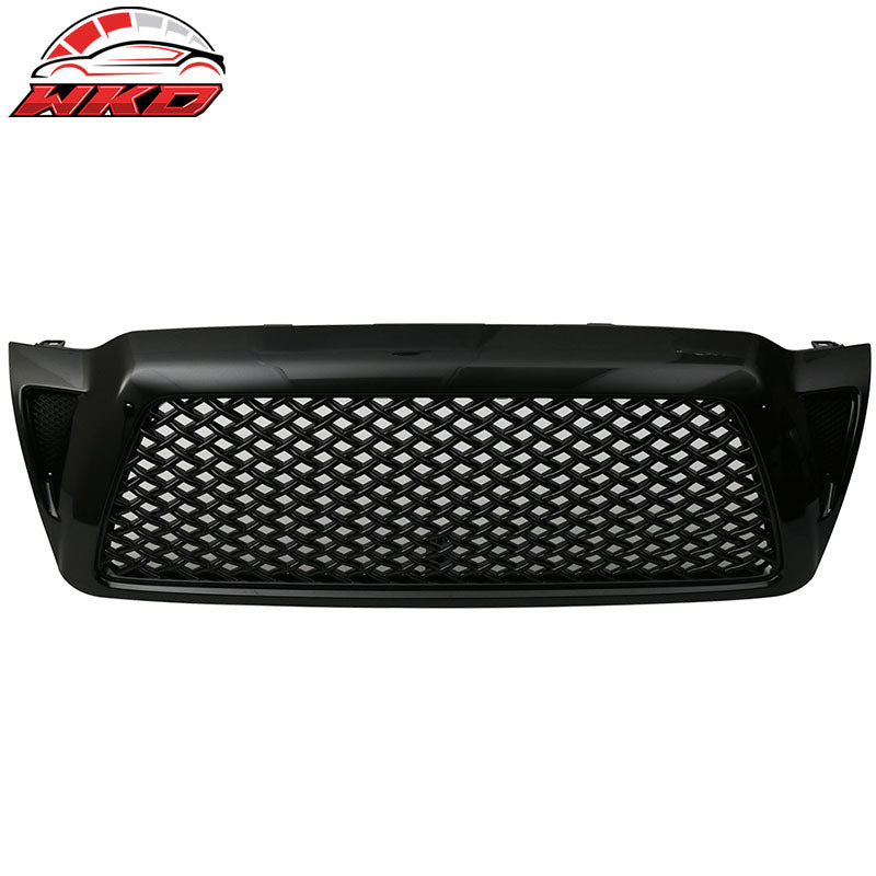 Fits 05-11 Tacoma Unpainted Front Hood Replacement Mesh Grill Grille 06 07 08 09