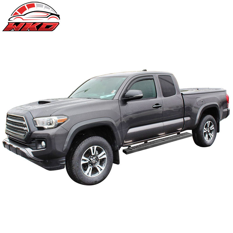Fits 05-22 Toyota Tacoma Extended Cab Running Boards Side Step Bar 69" Pair