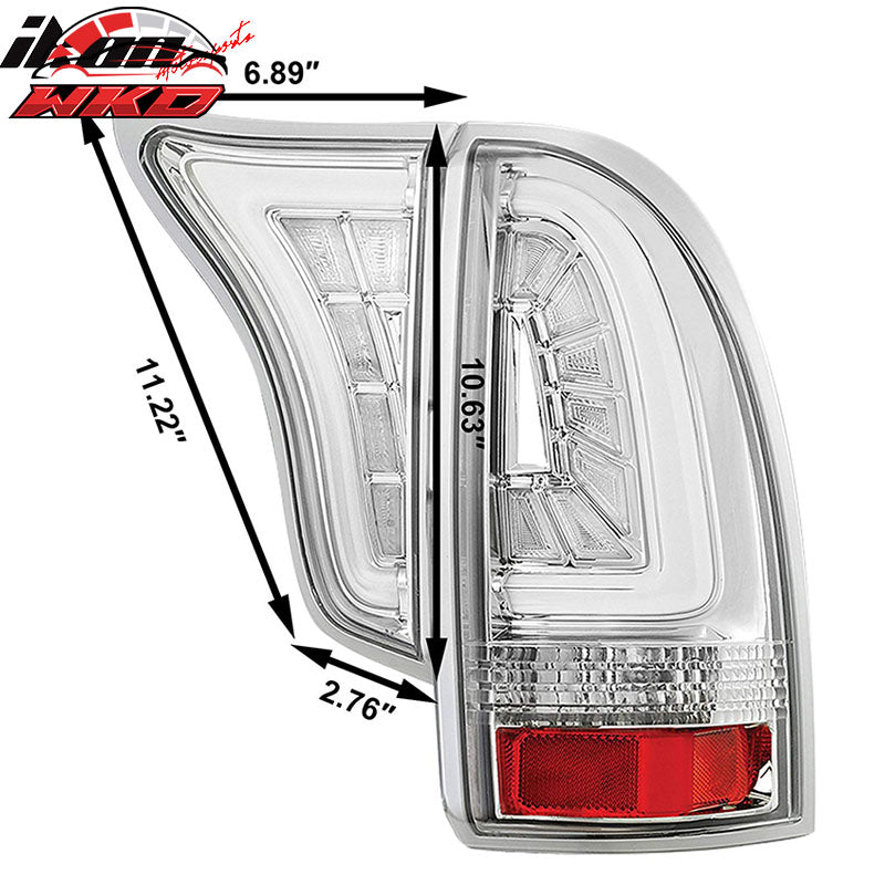 Fits 05-15 Toyota Tacoma 2PCS Left Right LED Turn Signal Rear Tail Brake Lights