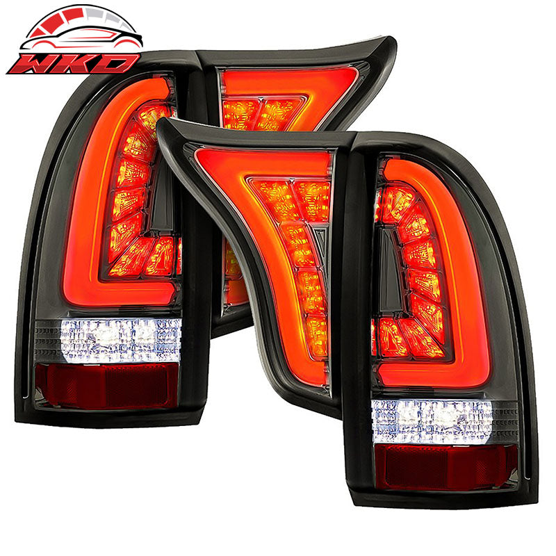 Wholesale 05-15 Toyota Tacoma LED Replacement Tail Lights Smoke Lens Chrome Housing