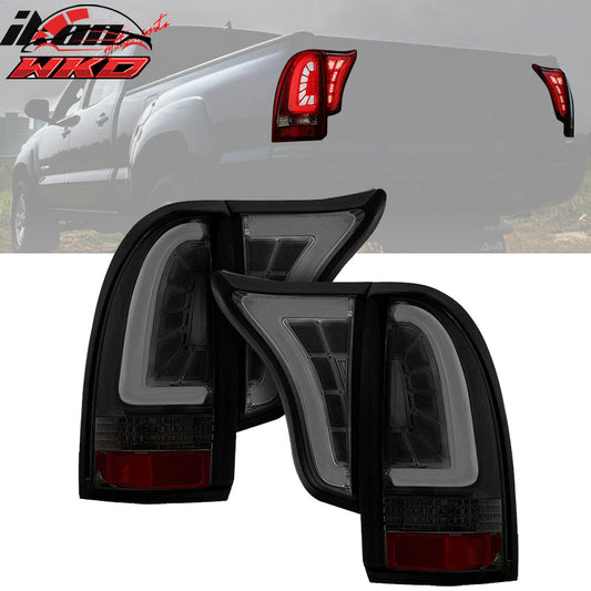 Wholesale 05-15 Toyota Tacoma LED Tail Lights Smoke Lens & Black Housing 4PC