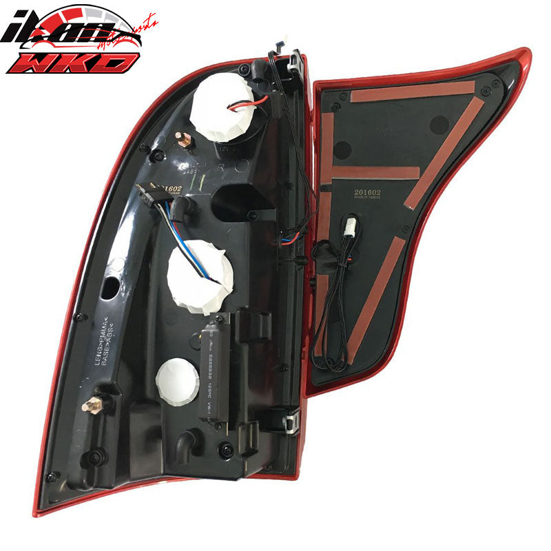 Fits 05-15 Toyota Tacoma LED Tail Lights Smoke Lens & Black Housing 4PC