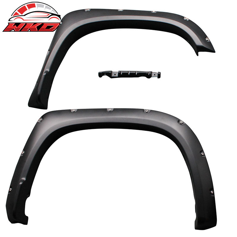 Fits 14-20 Toyota Tundra Pocket Rivet Style Fender Flares 4PC - PP