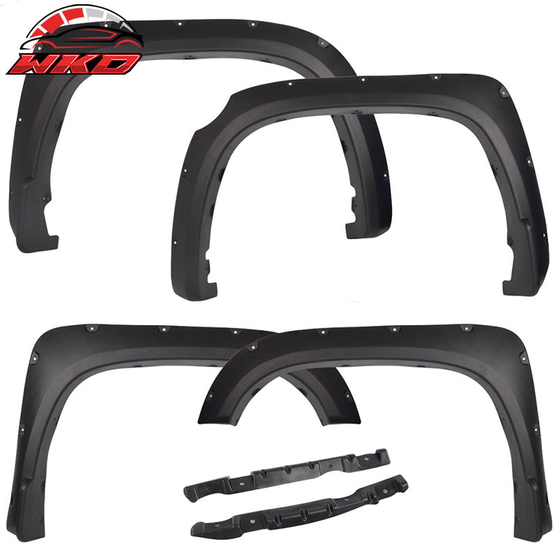 Wholesale 14-20 Toyota Tundra Pocket Rivet Style Fender Flares PP Textured - Wikond Auto