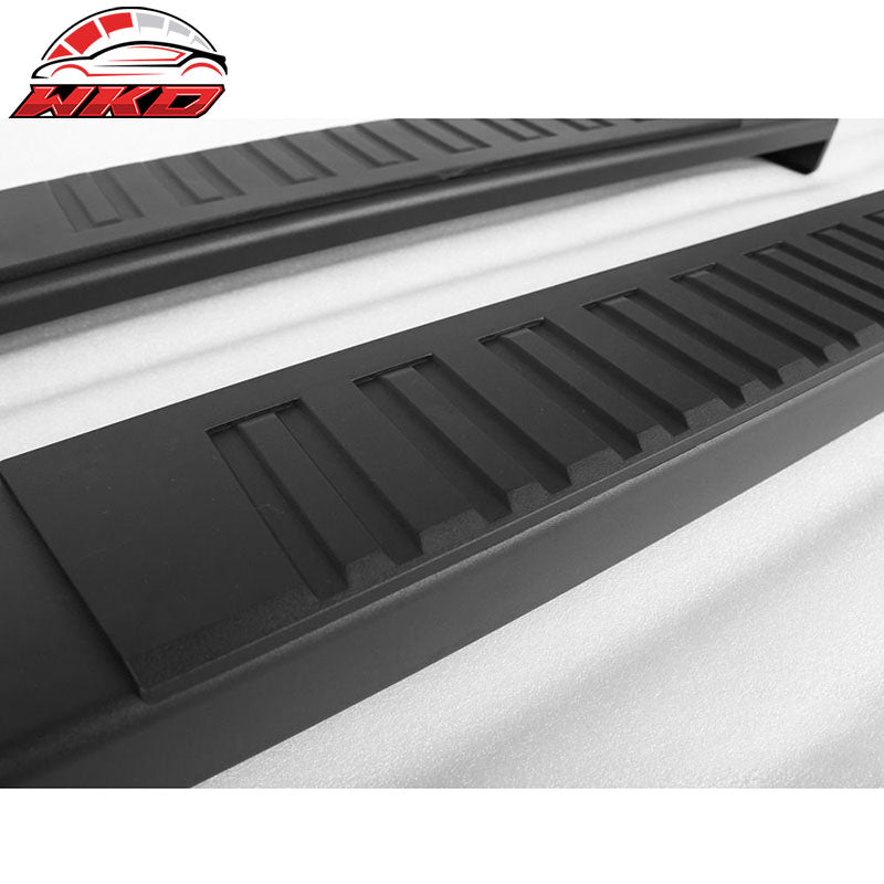 Fits 07-21 Toyota Tundra Crew Max Cab 69" Black Side Step Bar Running Boards