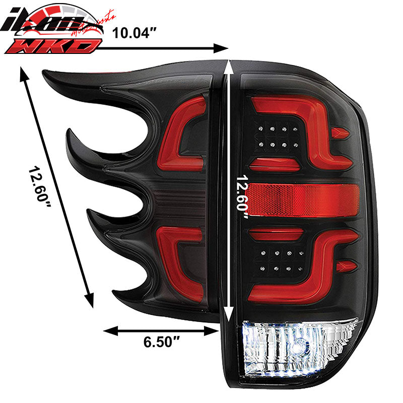 Fits 14-16 Toyota Tundra 2PCS Left Right Side LED Rear Tail Lights Replacement