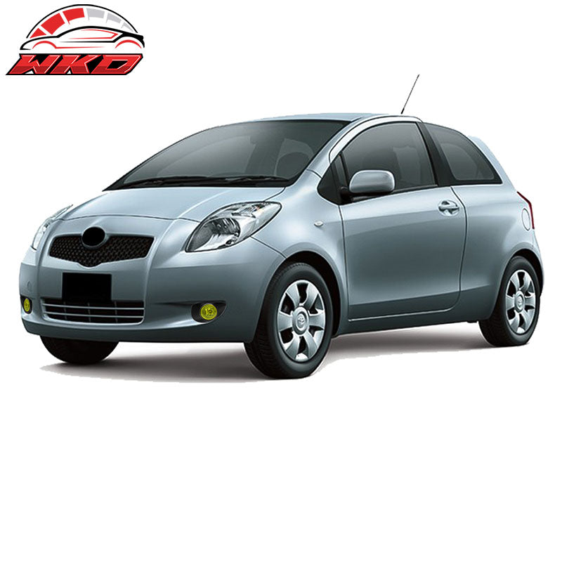 Fits 06-08 Toyota Yaris Hatchback Yellow Lens Front Fog Light Lamp w/ Wiring Kit