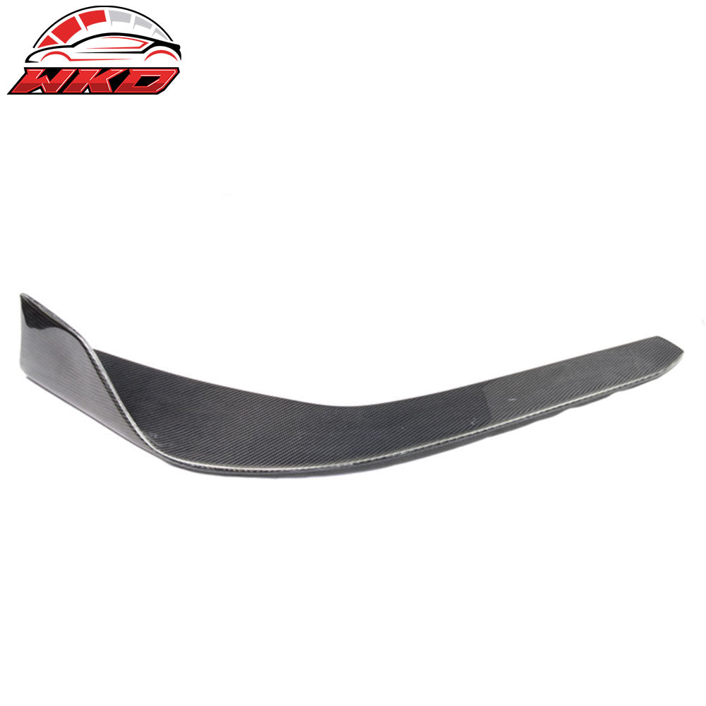 Universal Fit Carbon Fiber CF Winglet Type 3 Front Bumper Lip Splitter
