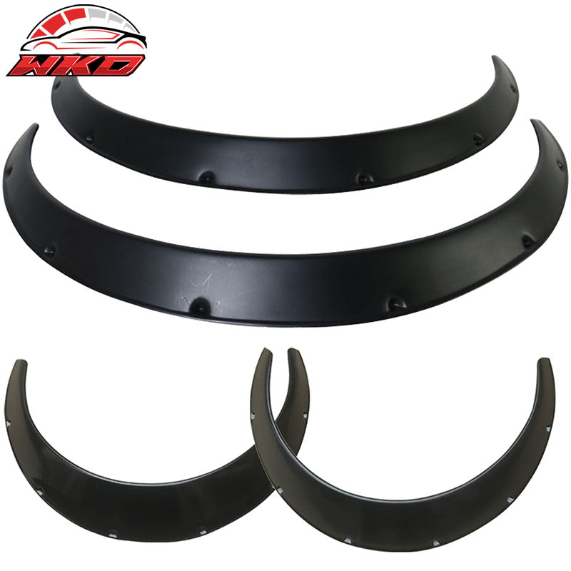 Ikon V3 Universal 50mm Front 90mm Wide Rear Polypropylene Fender Flares Set of 4