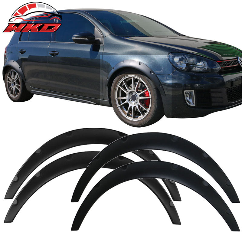 Ikon V2 Universal 50mm Wide PU Fender Flares 4 Pieces Set