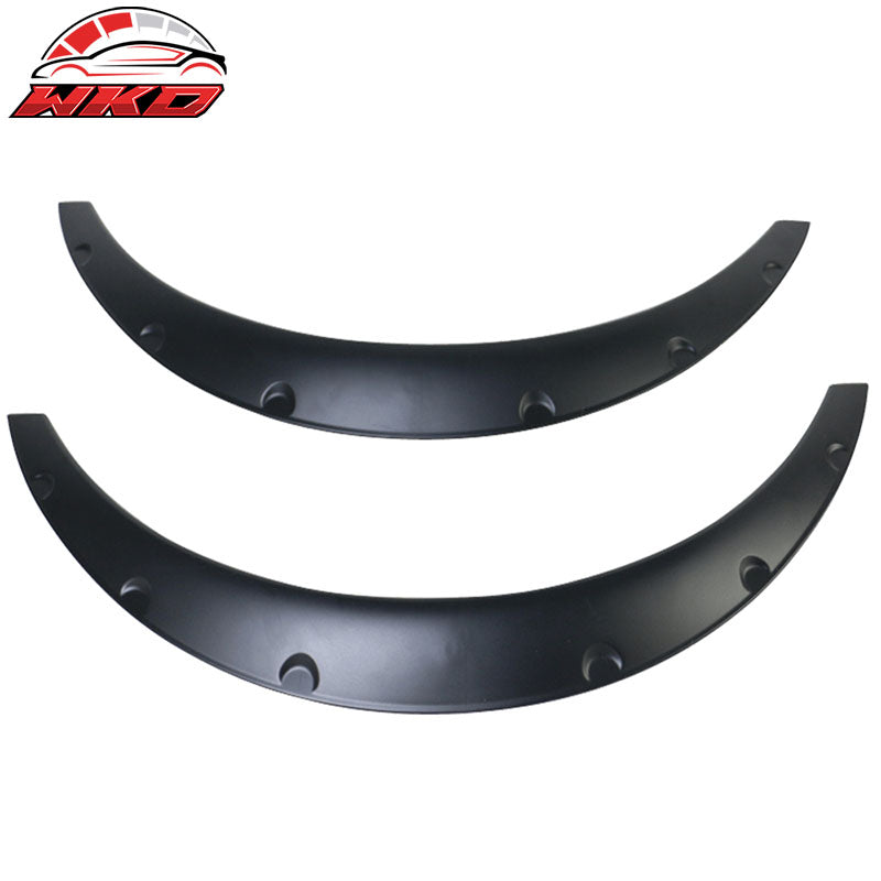 Ikon V2 Universal 50mm Wide PU Fender Flares 4 Pieces Set
