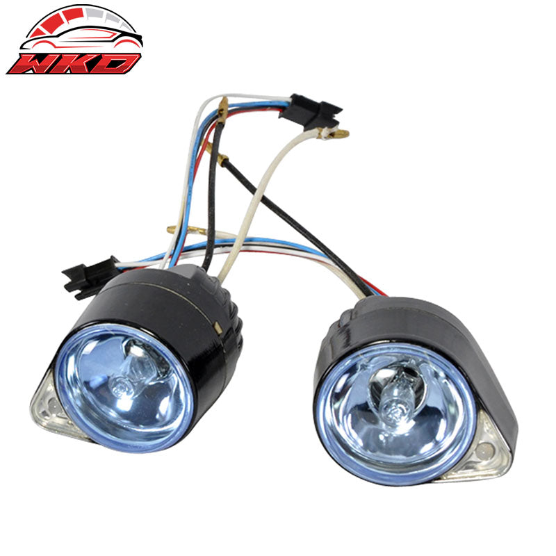 Universal Fog Lights Driving Lamps W/ Seven Color LED W/ Wiring