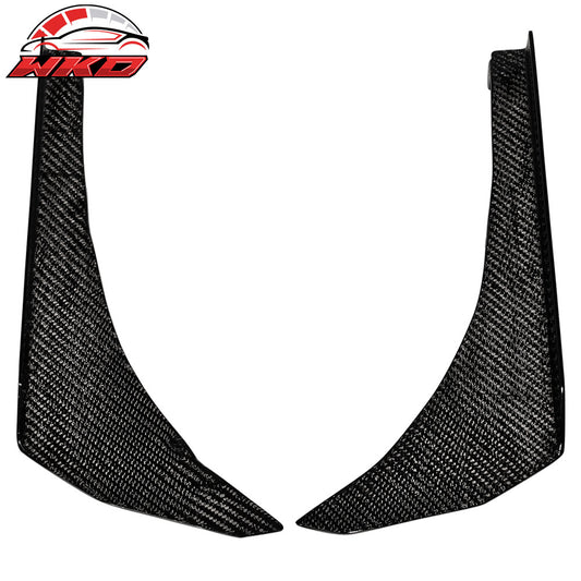 Wholesale Universal Front Canards Front Bumper Lip Splitter Spats - Carbon Fiber (CF)