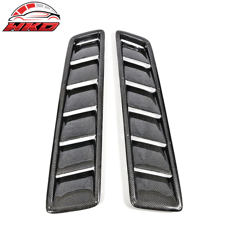 Wholesale Universal Wholesalement Air Flow Hood Vent Scoop Bonnet Cover 2PC 20x5 Inch - CF