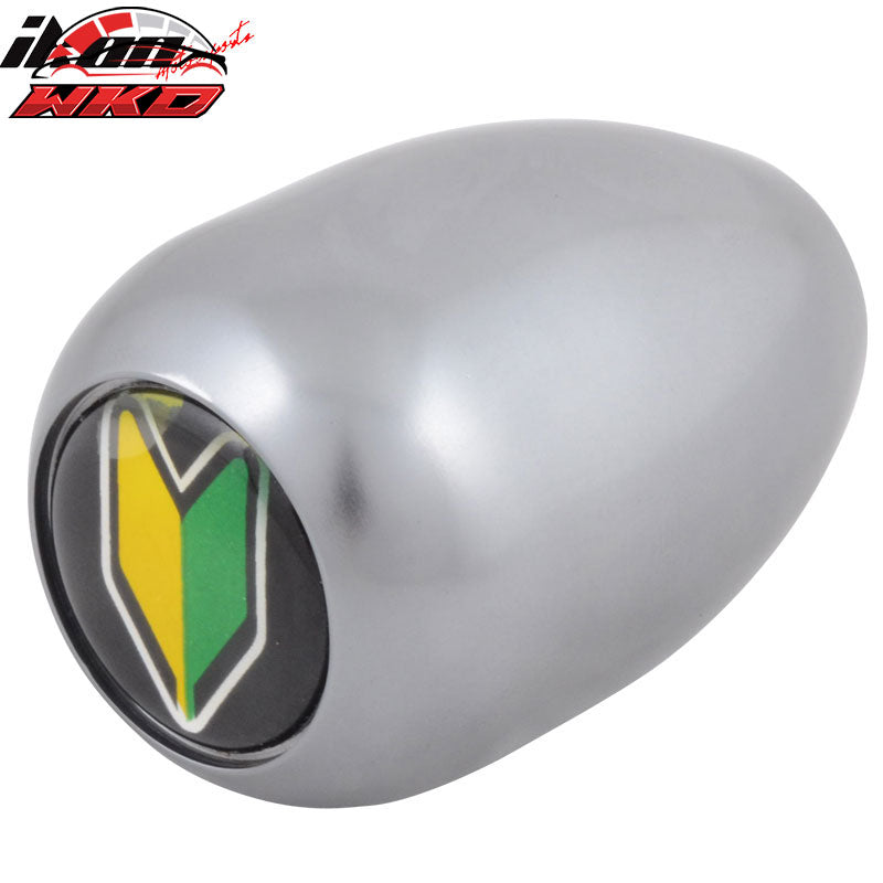 Universal Gunmetal M10 5-Speed Manual Type R Short Shift Knob Shifter Gear Boot