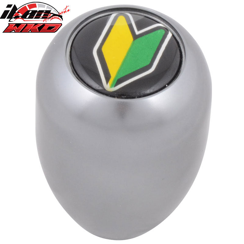 Universal Gunmetal M10 5-Speed Manual Type R Short Shift Knob Shifter Gear Boot