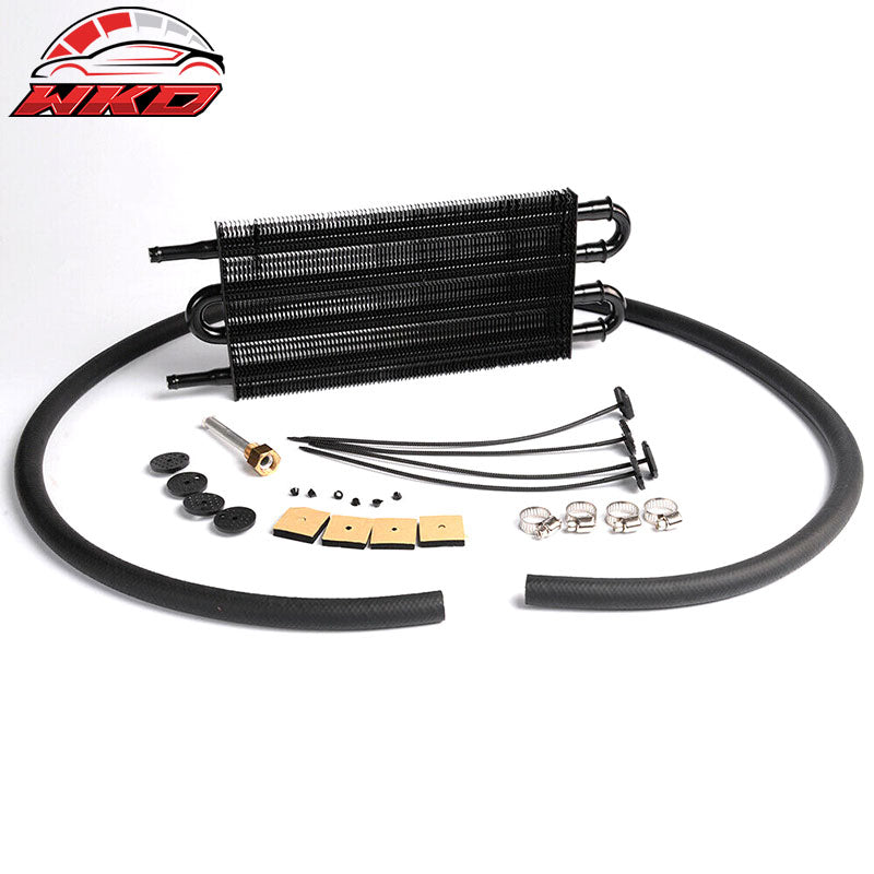Wholesale Universal Full Aluminum Remote Transmission Oil Cooler Kit Auto/MT Radiator - Wikond Auto